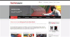 Desktop Screenshot of fischerstahl.de